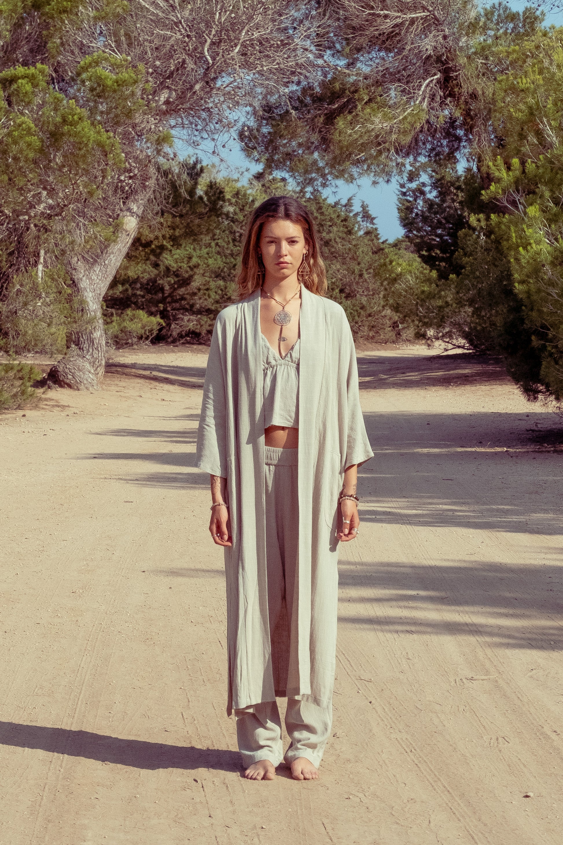 Selene Kimono in Linen