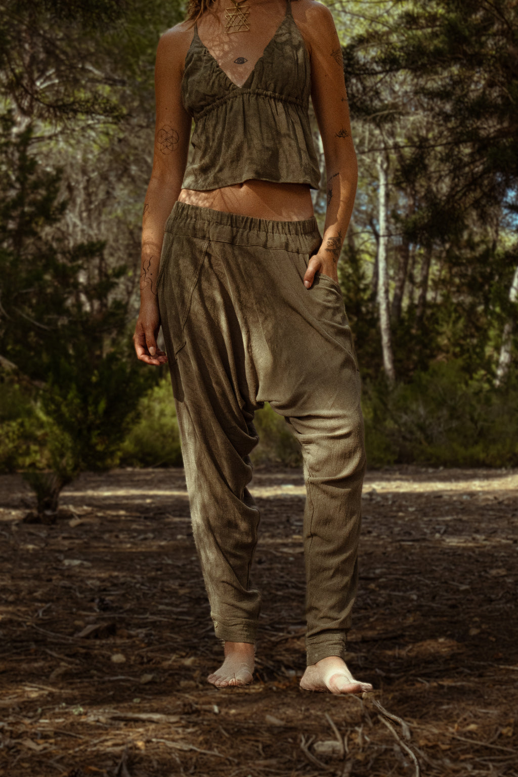 Luci Top in Linen