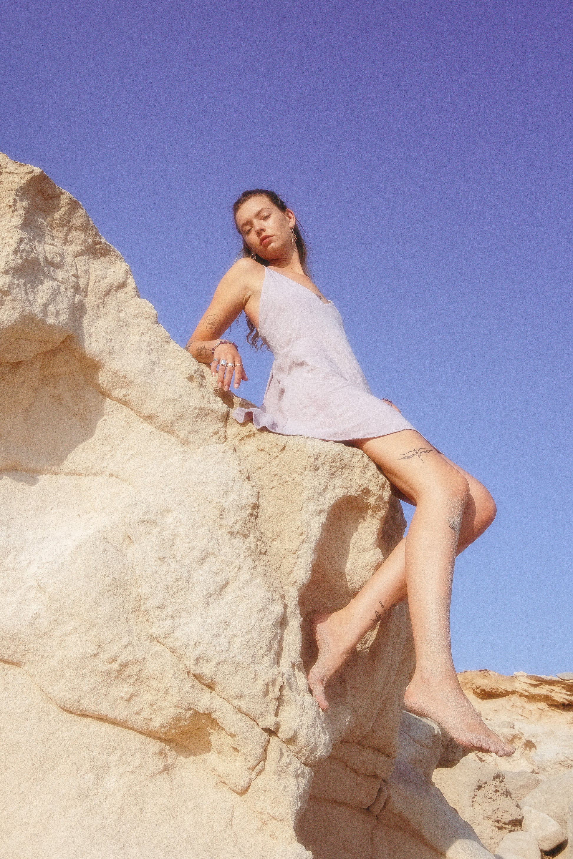 Serena Dress in Linen