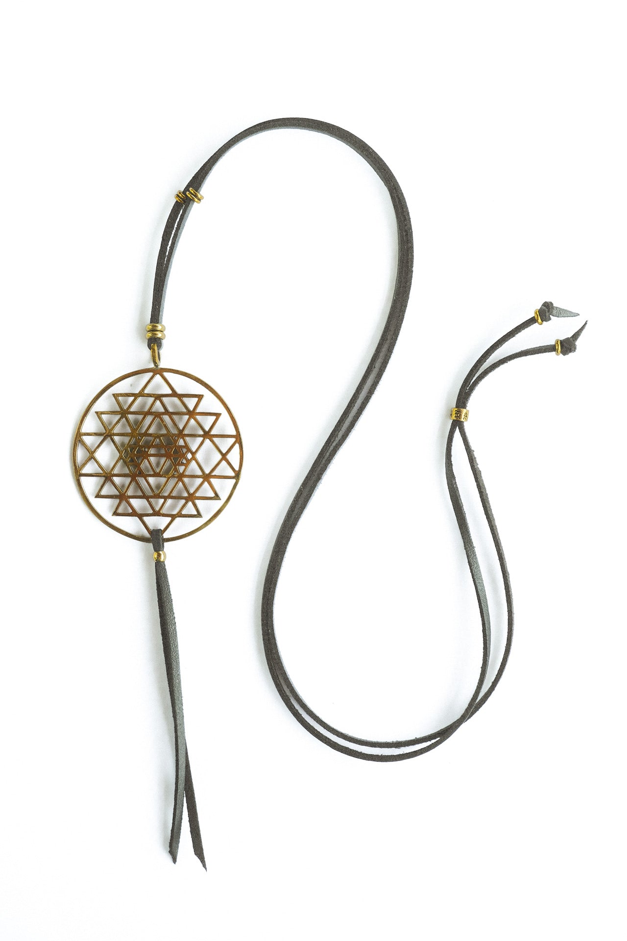 Sri Yantra in Orbit Necklace
